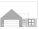 Home elevation with brick facade, door and garage to the left, with window to the right at 614 Silver Fox Ct, Indianapolis, IN 46217