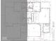 Detailed floor plan showcasing layout of bedrooms, living room, kitchen, and garage dimensions at 614 Silver Fox Ct, Indianapolis, IN 46217