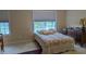 Bright bedroom with a quaint design, natural light and two windows creating a soothing ambiance at 6691 Beekman Pl, Zionsville, IN 46077