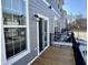 View from the balcony of this home, overlooking the surrounding neighborhood at 6882 Equality Blvd, Carmel, IN 46033