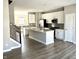 The kitchen is spacious and features stainless steel appliances and lots of countertop space at 6882 Equality Blvd, Carmel, IN 46033