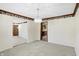 Dining room with beige carpet, neutral walls, and decorative trim at 725 Queenswood Dr, Indianapolis, IN 46217