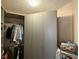 Walk-in closet with modern organizers and ample storage space at 7437 Vineyard Dr, Fishers, IN 46038