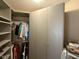 Organized walk-in closet with ample shelving and hanging space at 7437 Vineyard Dr, Fishers, IN 46038