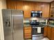 Functional kitchen featuring stainless steel appliances and plenty of storage space at 7437 Vineyard Dr, Fishers, IN 46038