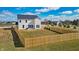 Expansive backyard enclosed by a wooden fence, offering privacy and space for activities at 7450 Leatherwood Dr, Indianapolis, IN 46259