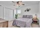 Bright bedroom with a big window allowing lots of natural light at 7450 Leatherwood Dr, Indianapolis, IN 46259