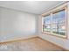 Comfortable bedroom with neutral carpet, a large window, and ample natural light at 8333 Hunters Meadow Ct, Indianapolis, IN 46259