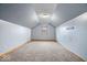 Expansive bonus room with neutral carpet and overhead light fixture at 8333 Hunters Meadow Ct, Indianapolis, IN 46259