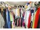 Walk-in closet with clothing and storage at 10270 Yosemite Ln, Indianapolis, IN 46234
