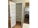 Walk in pantry with shelving and door organizer at 1103 Charleston Commons Dr, Anderson, IN 46012