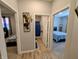 Hallway view with bedrooms and bathrooms visible from the hallway at 11064 N Sashing Way, Monrovia, IN 46157