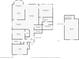 Detailed floor plan of home with dimensions, layout of rooms including living spaces and bedrooms at 13841 Waywing Ct, Carmel, IN 46033