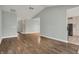 Bright living room with hardwood floors and open layout at 13841 Waywing Ct, Carmel, IN 46033