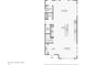 First floor layout featuring a kitchen, living room, dining room, and foyer at 1526 Laurel St, Indianapolis, IN 46203