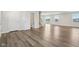 Expansive basement area with modern flooring, perfect for recreation or entertainment at 1854 Cascades Dr, Greenfield, IN 46140