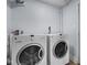A laundry room featuring a newer washer and dryer set at 2040 Laurel St, Indianapolis, IN 46203