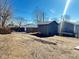 Spacious backyard area featuring a storage shed and potential for landscaping at 2523 S Mcclure St, Indianapolis, IN 46241