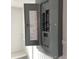View of electric breaker panel with labeled circuits inside the home at 2712 S A St, Elwood, IN 46036