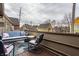 Cozy deck seating area with stylish furniture, perfect for enjoying the view and outdoor space at 304 E 17Th St, Indianapolis, IN 46202