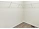An empty walk in closet with a shelf at 3959 Wren Dr, Brownsburg, IN 46112
