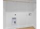 This laundry room is ready to accommodate a washer and dryer at 4054 Boulevard Pl, Indianapolis, IN 46208