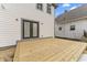 Large wood deck located outside doors with lights on the back of home at 4054 Boulevard Pl, Indianapolis, IN 46208