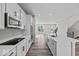 Bright kitchen featuring sleek countertops, stainless steel appliances, and an open layout perfect for cooking and entertaining at 4180 Douro Trl, Westfield, IN 46062