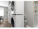 Laundry closet including washer and dryer at 5334 E Burgess Ave, Indianapolis, IN 46219