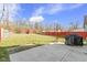 Backyard patio with plenty of room to barbeque at 5334 E Burgess Ave, Indianapolis, IN 46219