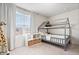 Cozy room with window, stylish daybed, and playful giraffe decoration for a comfortable retreat at 5646 Mahogany Dr, Noblesville, IN 46062