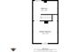 Floor plan of the upper level with a bedroom and a Primary bedroom at 714 S Keystone Ave, Indianapolis, IN 46203