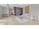 Spacious living room with a modern fireplace and an open concept design at 714 S Keystone Ave, Indianapolis, IN 46203