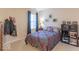 Cozy bedroom featuring a comfortable bed, soft carpet, and a window providing natural light at 7823 Beechwood Farms Dr, Avon, IN 46123