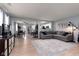 Spacious living room featuring light hardwood floors and an open concept design at 10154 Holly Berry Cir, Fishers, IN 46038