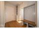 Mudroom area featuring storage and a bench at 10483 St Anne Dr, Zionsville, IN 46077