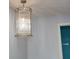 Hallway showing the decorative light fixture at 1288 Ivory Ct, Greenwood, IN 46143