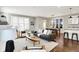 Spacious living room with modern furnishings and an open layout at 1422 Carrollton Ave, Indianapolis, IN 46202