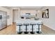 Spacious kitchen featuring a large island with bar seating, and stainless steel appliances at 1439 Bellows Ave, Franklin, IN 46131