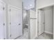 Modern bathroom featuring a tiled walk-in shower at 16799 Imperial Ct, Fishers, IN 46040