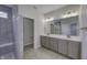 Spacious bathroom featuring double vanity and walk-in shower at 16799 Imperial Ct, Fishers, IN 46040