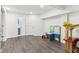 Finished basement area with toys, access to bathroom, and basement bedroom at 1750 Quiet Haven Cir, Indianapolis, IN 46229