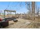 This spacious deck offers ample room for relaxing, dining, and entertaining, and has views of the pond at 1750 Quiet Haven Cir, Indianapolis, IN 46229