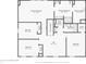 Second floor floorplan featuring 4 bedrooms at 1750 Quiet Haven Cir, Indianapolis, IN 46229