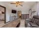 Well-designed living room with stylish furnishings, providing a relaxing and comfortable space for entertainment at 218 E Carlisle St, Mooresville, IN 46158