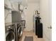 Efficient laundry area featuring a washer, dryer, and utility equipment at 2336 Boneset Dr, Plainfield, IN 46168