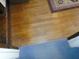 Close up on the hardwood floor and floor trim details at 2860 S Meridian St, Indianapolis, IN 46225