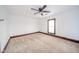 Bedroom featuring carpeted floor and single window at 300 E North Main St, Summitville, IN 46070