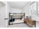Cozy bedroom with twin bunk bed and dresser, perfect for  at 3550 N Illinois St, Indianapolis, IN 46208