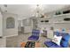 Bright and airy bonus room with modern decor, perfect for relaxation or entertainment at 3870 Flora Dr, Franklin, IN 46131
